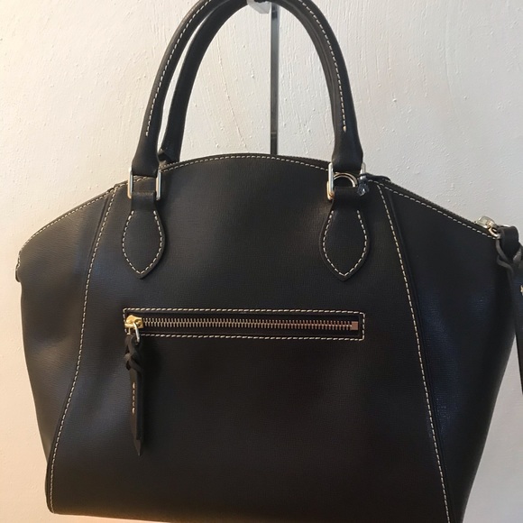 Dooney & Bourke Sydney Saffiano Leather Satchel - Picture 2 of 6